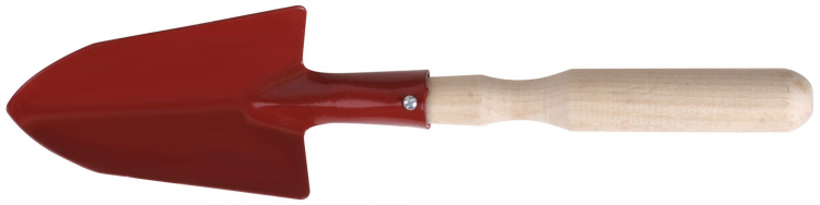 Совок посадочный с деревянной ручкой узкий КУРС (76802)
