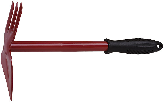 Мотыжка с ручкой цельнометаллическая 3 зуба, лепесток МК-2(м) КУРС (76857)