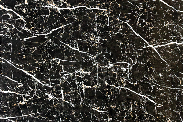 Панель интерьерная "Идеал Мармори" 600х900х4мм 117-G Мрамор черный глянцевый