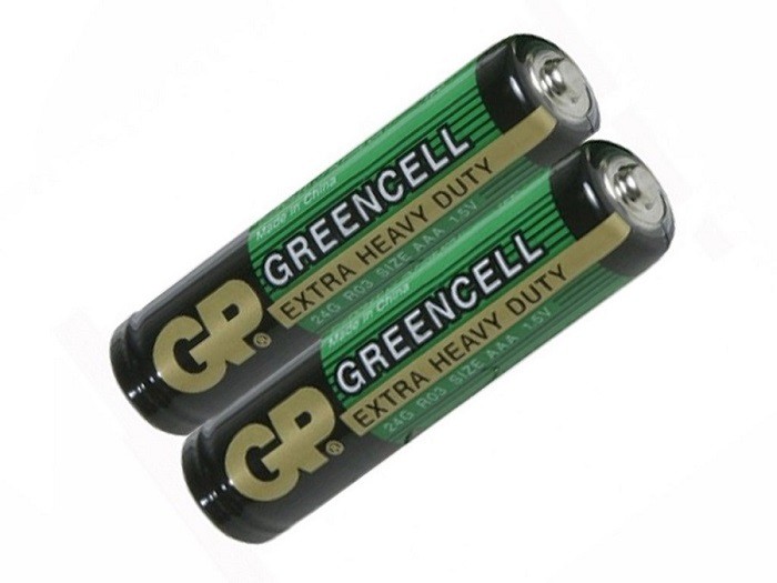 Батарейка GP Greencell 24G/тип ААА (2шт. в слюде)