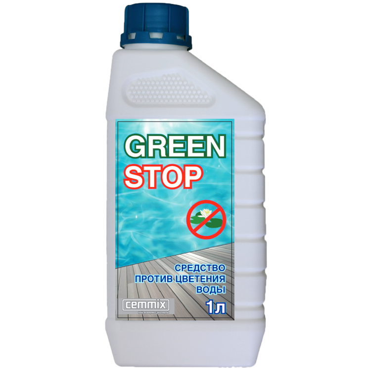 Средство для бассейнов против цветения воды  "Green Stop" 1л