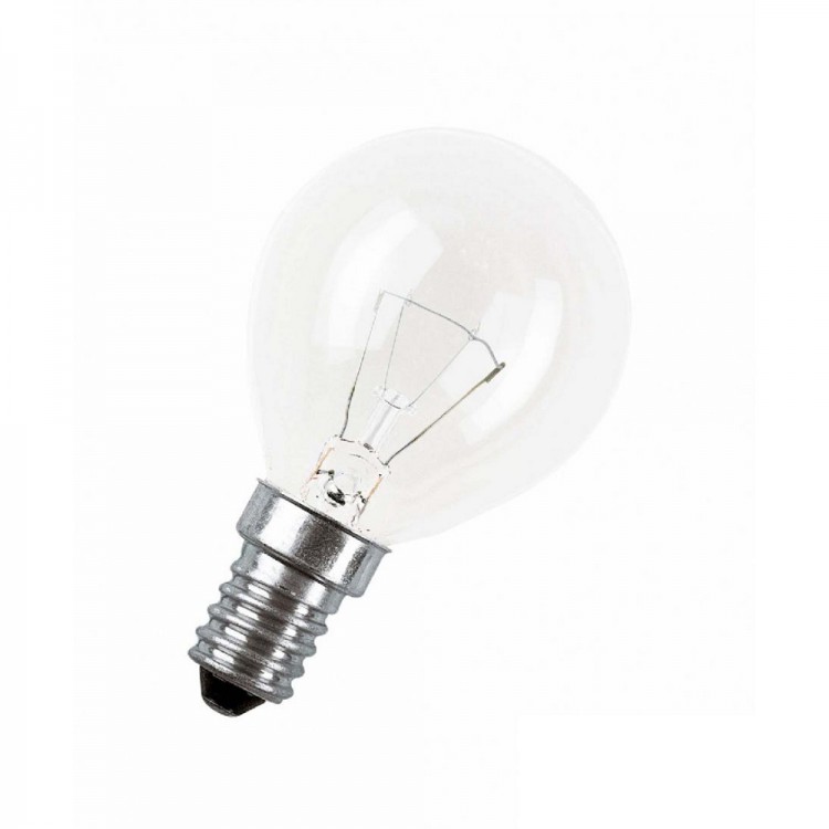 Лампа накаливания "Шар прозрачный" TDM 60 Вт-230 В-Е14