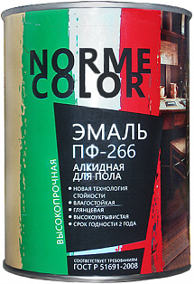 Эмаль ПФ-115 "NORME COLOR" зелёная (ГОСТ 6465-76) 2,7 кг