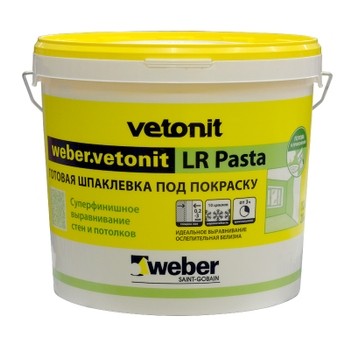 Шпатлёвка WEBER VETONIT LR Pasta 20 кг