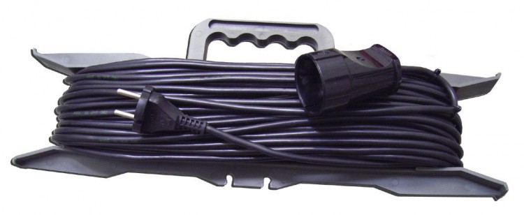 Удлинитель  электрический на катушке, 1 гн  50м ( провод ПВС )