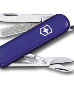 Нож-брелок VICTORINOX Classic SD, 58 мм, 7 функций, синий (0.6223.2)