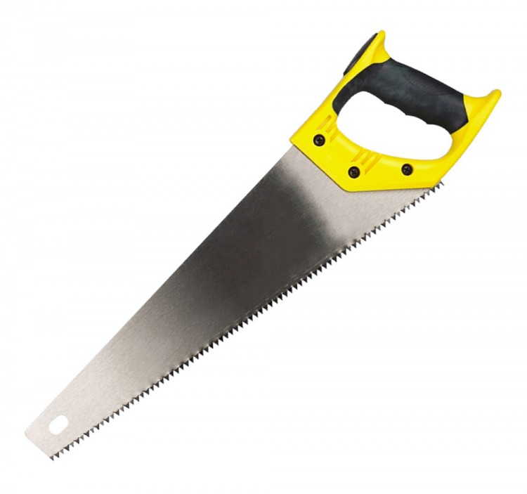 Ножовка по дереву (2D-заточка,коленая)крупный зуб,500мм "FIT" Профи