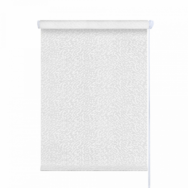 Мини-штора рулонная Мозаика 42,5х175 белый