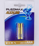 Батарейка LR03 (ААА) 1.5V Pleomax Alkaline (2шт/упак)