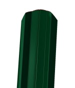 Штакетник М-образный, фигурный 1800х76 мм ПЭ (RAL 6005 (зеленый))