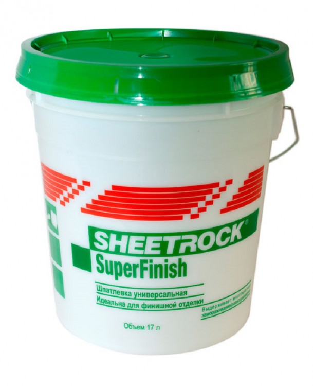 Шпатлёвка готовая "Sheetrock SuperFinish" (28 кг/17 л)
