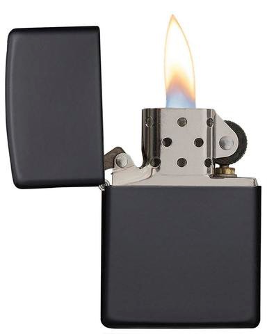 Зажигалка ZIPPO Classik Black Matte 36х12х56 мм (218ZB)