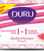 Мыло DURU крем+розовый грейпфрут 1+1