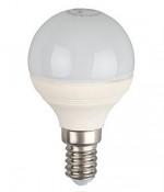 Лампа светодиодная ЭРА шар, P45 9w-840-Е14, яркий свет