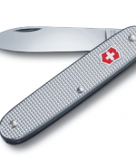 Нож перочинный VICTORINOX Pioneer, 93 мм, 1 функция, алюминиевая рукоять, серебристый(0.8000.26)