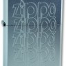 Зажигалка ZIPPO "Zippo Logo", с покрытием Satin Chrome 36x12x56 мм(205)