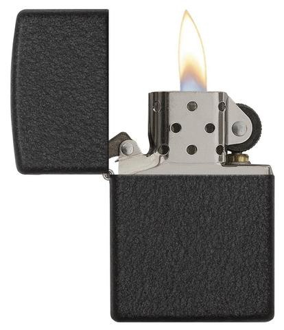 Зажигалка ZIPPO Black Crackle 36х12х56 мм (236)