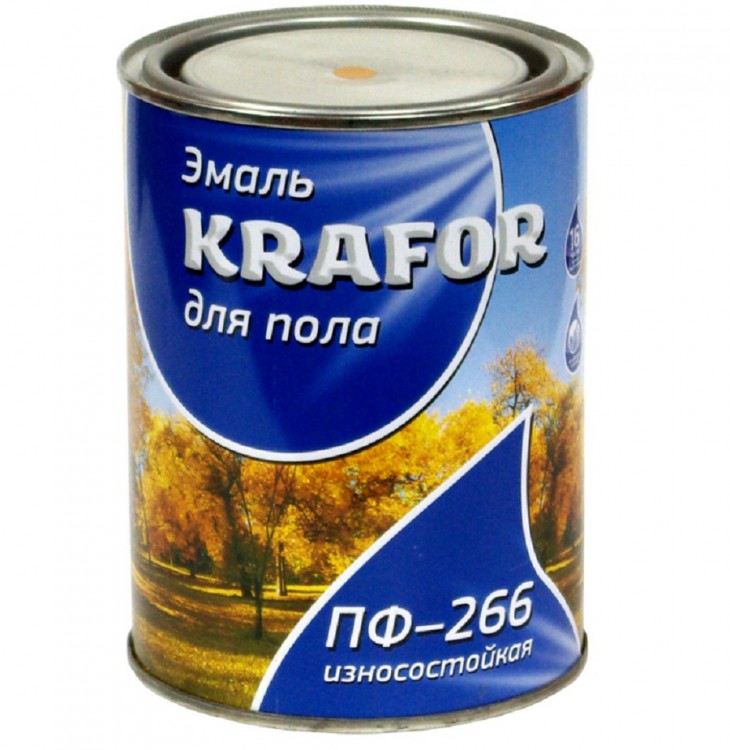 Эмаль ПФ-266 "KRAFOR" золотистая 2,7кг