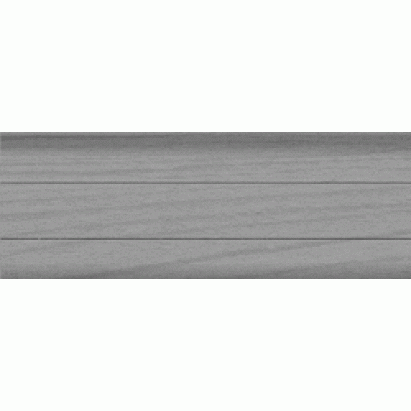 Плинтус ПВХ 036 дуб серый 2,5м с мяг. краем и кабель-каналом