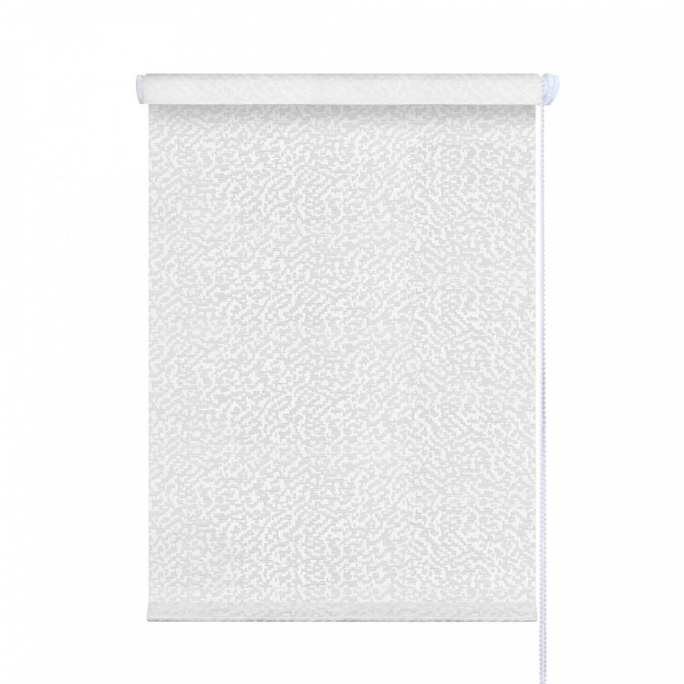 Мини-штора рулонная Мозаика 47х175 белый