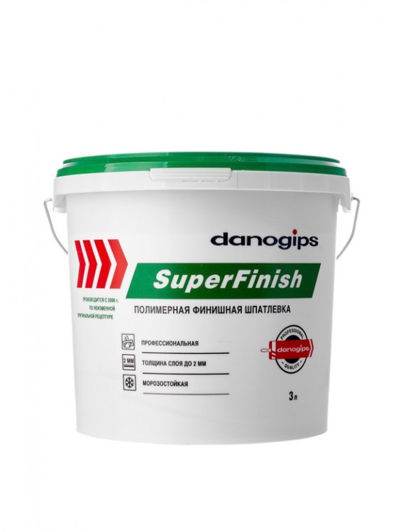 Шпатлёвка готовая "Donogips SuperFinish" (5 кг/3 л)