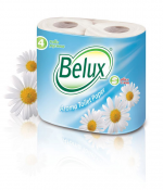 Бумага туалетная Belux 4рулона АРОМА