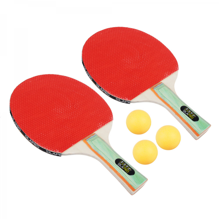 Набор для настольного тенниса SILAPRO (2ракетки, 3мяча в чехле), 132-016