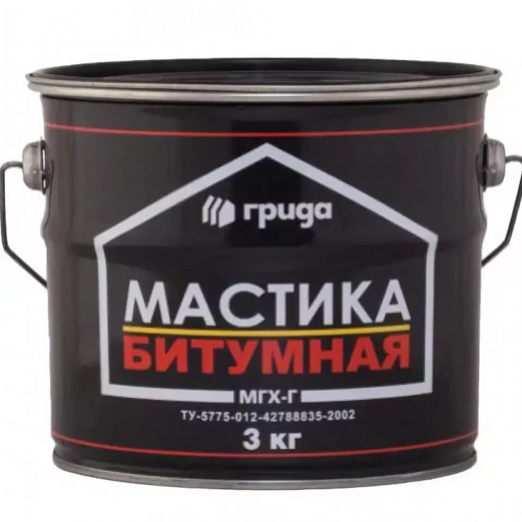 Мастика битумная МГХ-Г ГРИДА 3 кг