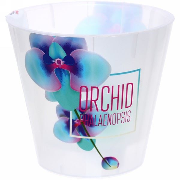 Горшок для цветов Голубая орхидея D-160 мм 1,6 л