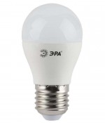 Лампа светодиодная ЭРА шар, P45 11w-840-Е27, яркий свет