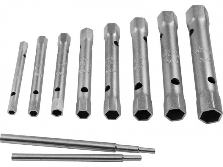 Ключ торцовой трубчатый 6-22 мм (набор 10шт) TOP TOOLS (35D193)