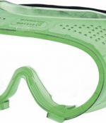 Очки защитные закрытого типа зеленые