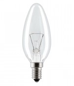 Лампа накаливания свеча В35 60Вт Е14 прозрачная PHILIPS
