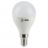 Лампа светодиодная ЭРА шар, P45 5w-827-Е14, теплый свет