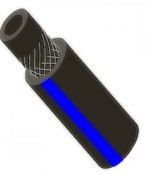Рукав кислородный (черный с синий полосой) диам.9-2,0мм