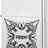 Зажигалка ZIPPO Tattoo Design, с покрытием Satin Chrome 36x12x56 мм(205)