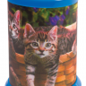 Подставка-стакан для канц.принадлежностей,3D-эффект, "Котята", D 87x106 мм, 236439