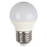 Лампа светодиодная ЭРА шар, P45 5w-827-Е27, теплый свет