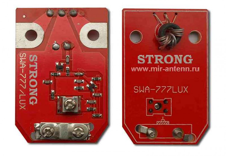 Усилитель антенный, swa- 777/LUX (для антенн сетка, решетка, 50-100км)