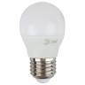 Лампа светодиодная ЭРА шар, P45 5w-840-Е27, яркий свет