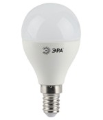 Лампа светодиодная ЭРА шар, P45 7w-827-Е27, теплый свет