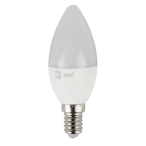 Лампа светодиодная ЭРА свеча B35 9w 840 E14, яркий свет